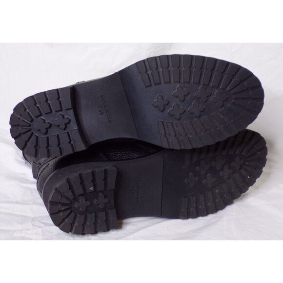 🆕 COLE HAAN Lyndon Ankle Moto Combat Waterproof Boot 7.5 Black - Picture 11 of 11